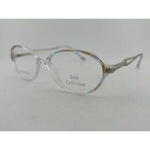 FlexHinge Solo Collection - Clear Oval SOLO 620 GREY 51-16-125 Glasses Frames